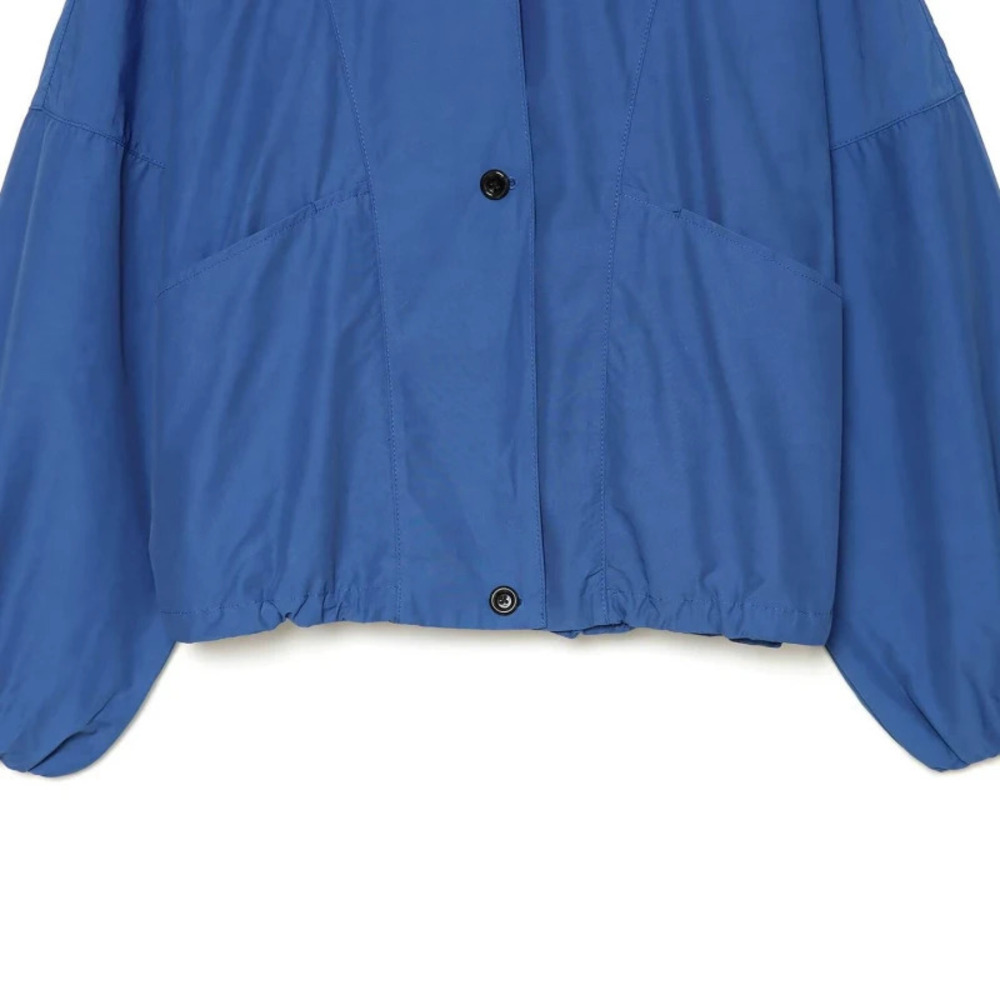 ZARA Wind Fashion Casual Loose Stand Collar Long Sleeve Jacket